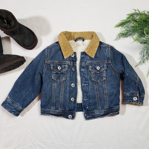 NEW GAP SHERPA JACKET SIZE 12-18-24M